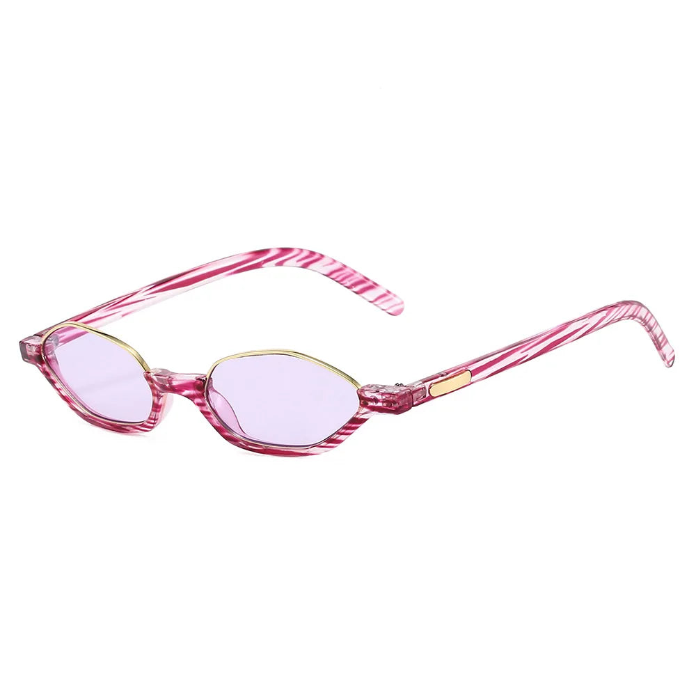 Dámské malé sluneční brýle Half Frame Designer ve stylu „cat eye“ s ochranou UV400 – značka