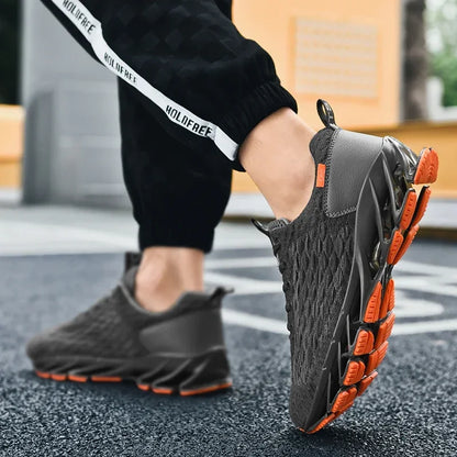 Chaussures de course pour homme à la mode, baskets de marche confortables pour homme, chaussures décontractées respirantes, chaussures de sport antidérapantes, baskets pour homme
