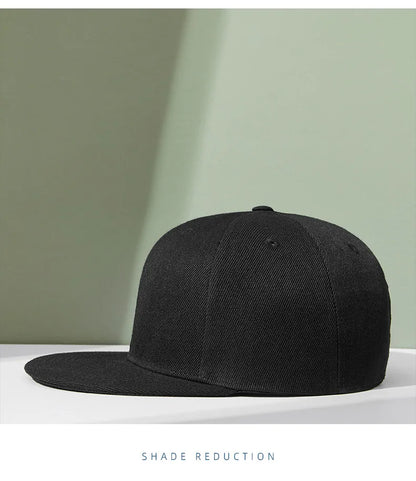 Hurtowa sprzedaż 40 kolorów regulowanych czapek z płaskim daszkiem typu snapback – damskie modne czapki baseballowe z poliestru, męskie czapki sportowe w stylu hip-hopowym