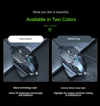 Hot Selling Mechanical Wired Gaming Mouse 9 Keys Macro Definition 12800DPI RGB Backlit Gaming Computer Mouse for Laptop Desktop