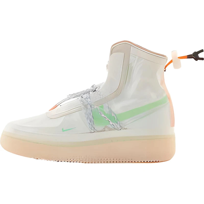 Nike AF1 SHELL authentique pour femme, chaussures de basket montantes en nylon Air Force No.1, modèle DJ9304-131