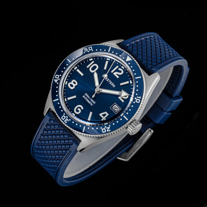 SEESTERN Diver Men Watch Automatic Mechanical Wristwatches NH35 Movement Ceramic Bezel 20Bar Waterproof Sapphire Luminou S434-2