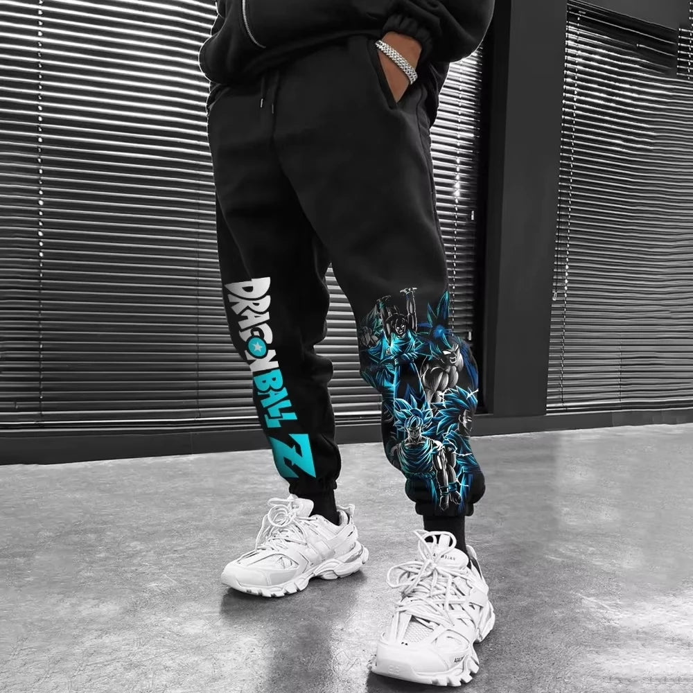 Pantaloni da uomo Dragon Ball Sportswear Broly primavera, autunno e inverno, anime giapponese, jogger Y2K Harajuku in cotone