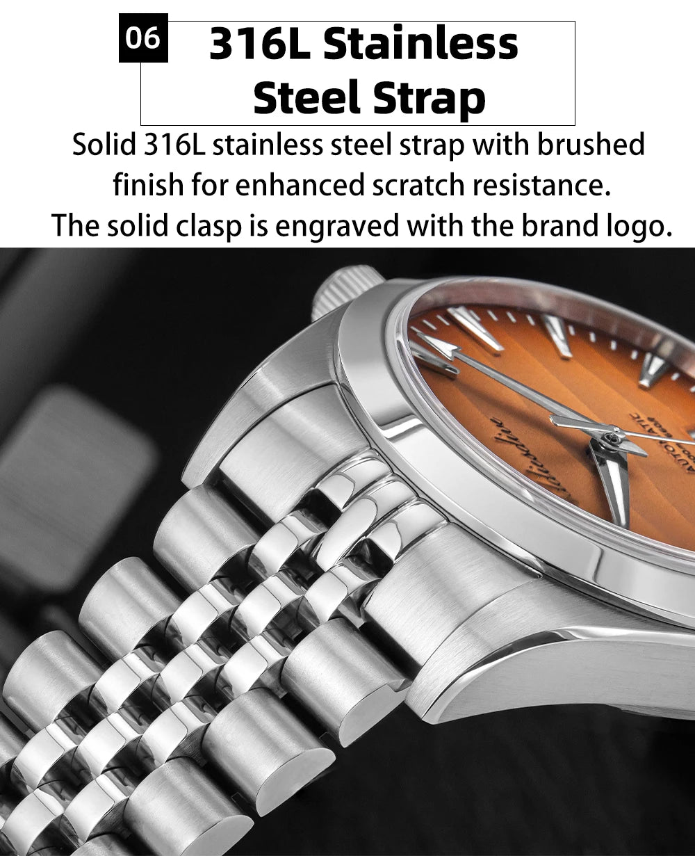 ADDIESDIVE NEW 39mm Men's Desert Texture Watch 200m Diver Sapphire Crystal AD2540 BGW9 Blue Luminous  Mechanical Automatic Watch