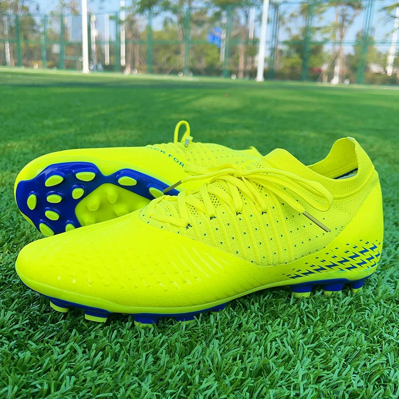 Chaussures de football pour homme, chaussures de foot tendance pour jeunes, chaussures d'entraînement en tricot, respirantes, Society Campo, antidérapantes, chaussures de sport