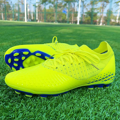 Chaussures de football pour homme, chaussures de foot tendance pour jeunes, chaussures d'entraînement en tricot, respirantes, Society Campo, antidérapantes, chaussures de sport