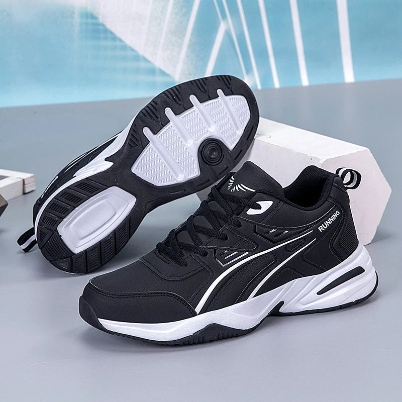 Men's classic retro casual sports shoes Four seasons soft-sole waterproof outdoor youth running shoes breathable light sneakers