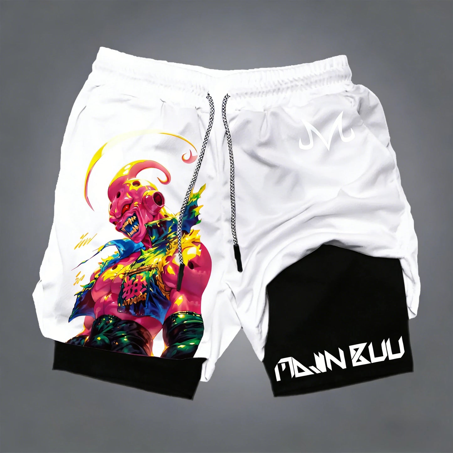 Dragon Ball Anime GOKU Peripheral Printed Double Layer Shorts 2026 Latest Spring and Summer Sports Men's Loose Breathable Pants