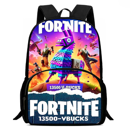 Classic Game FortniteS Child Backpacks Lunch Bag Pencil Case Pupil Large Capacity School Bags For Boy Girl Best Gift