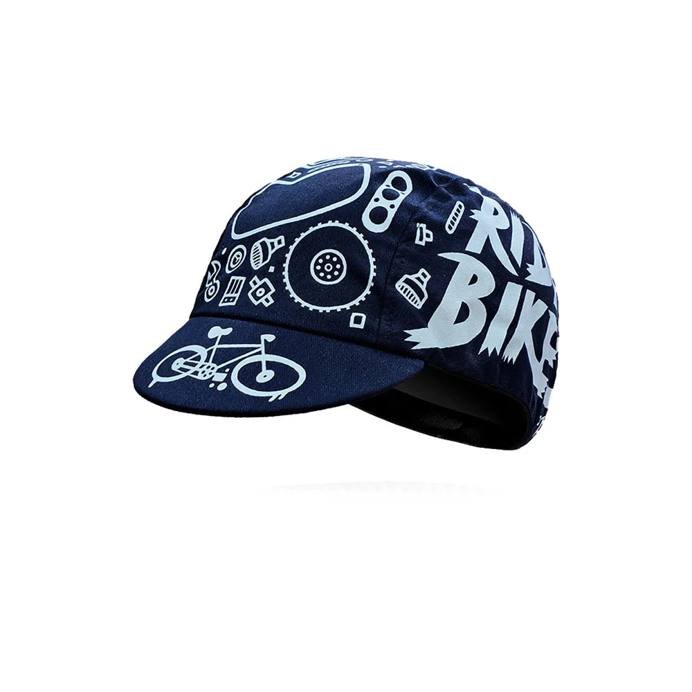 styl Cyklistické čepice Letní prodyšné sportovní cyklistické čepice Rychleschnoucí polyester Černé Modré čepice Klasické