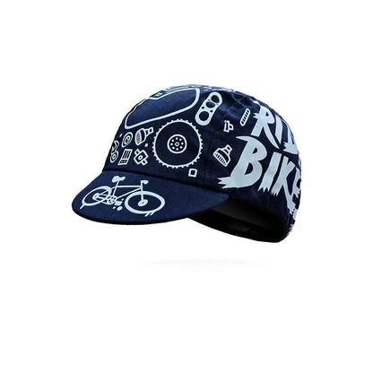 styl Cyklistické čepice Letní prodyšné sportovní cyklistické čepice Rychleschnoucí polyester Černé Modré čepice Klasické