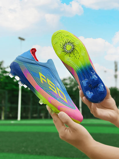 Chaussures de football pour homme New Society Grass Tenis - Chaussures de sport d'extérieur ultralégères et respirantes pour adulte - Chaussures de football pour homme - Baskets de football