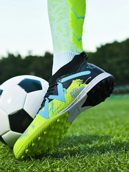 Chaussures de football pour homme, crampons Society, chaussures de football professionnelles, chaussures de football d'intérieur pour terrain rapide, baskets pour garçon, entraînement original
