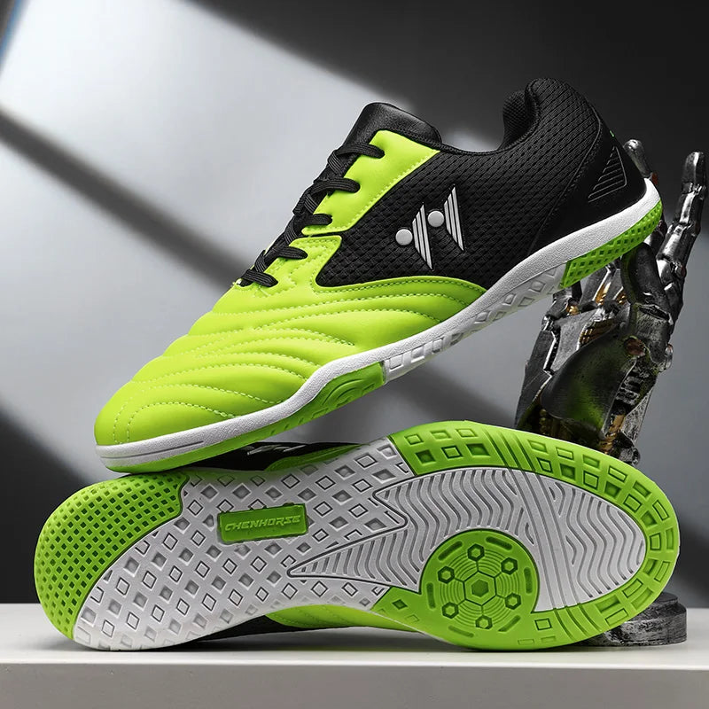 Chaussures de football pour homme neuves de haute qualité, à tige haute, pour gazon naturel et futsal, antidérapantes, pour matchs en salle et en extérieur, best-sellers des sports de plein air