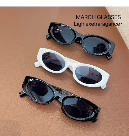Módní oválné sluneční brýle pro ženy a muže, trendy a stylové sluneční brýle, dámské, streetové, retro, prémiové brýle, Gafas De Sol, UV400