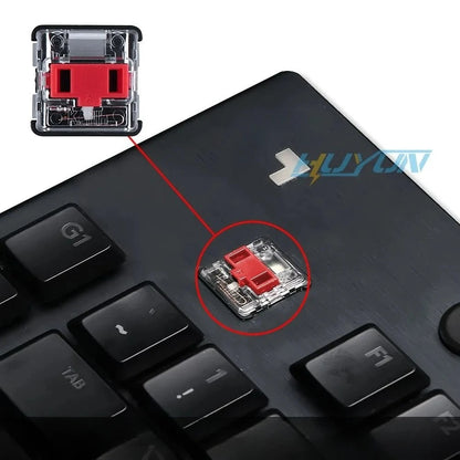 Keycap testurizzato antiscivolo trasparente retroilluminato G915 913 TKL G815 G813, compatibile con tastiera meccanica Logitech