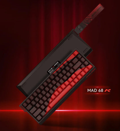 Madlions Mad 60He Magnetic Switch Mechanical Keyboard MAD68 Wired Keyboard Mad60he Custom MAD68he E-sports Gamer Keyboard Gifts