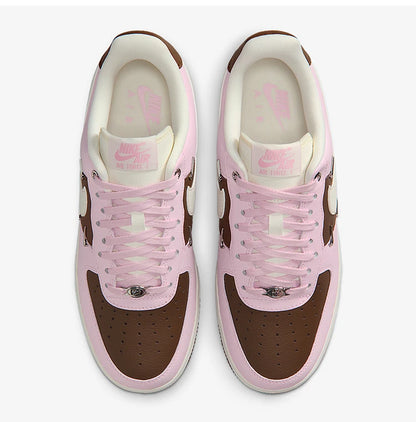 Nike Air Force 1 autentiche da donna, scarpe basse da skateboard traspiranti e resistenti all’usura IO7595-211