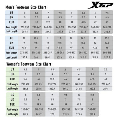 Xtep 2000KM 2.0 Running Shoes for Men, Summer Professional TPU Shock Absorption Sneakers (Suggest Half Size Down) 876219110043