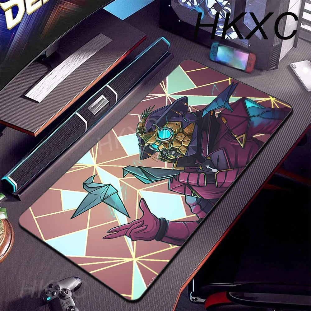 Apex Legends Octane Mousepad Natural Rubber Gaming Mouse Mat Girl Household Kawaii Desk Mat Pc Office Cute Xxl Mousepads 90x40cm