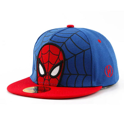 HotAnime Cartoon Spiderman Hats for Kids Toddler Baseball Cap Spring Snapback Hip Hop Adjustable Caps
