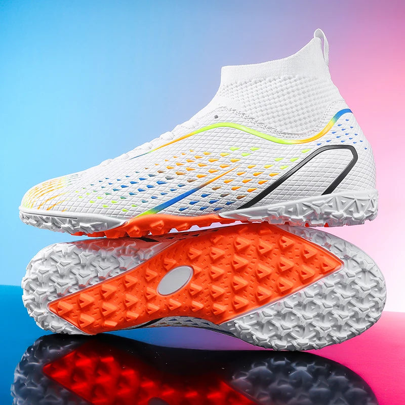 Chaussures de football pour homme - Chaussures de futsal de haute qualité - Crampons unisexes - Chaussures ultralégères pour femme - Chaussures de sport professionnelles TF/FG
