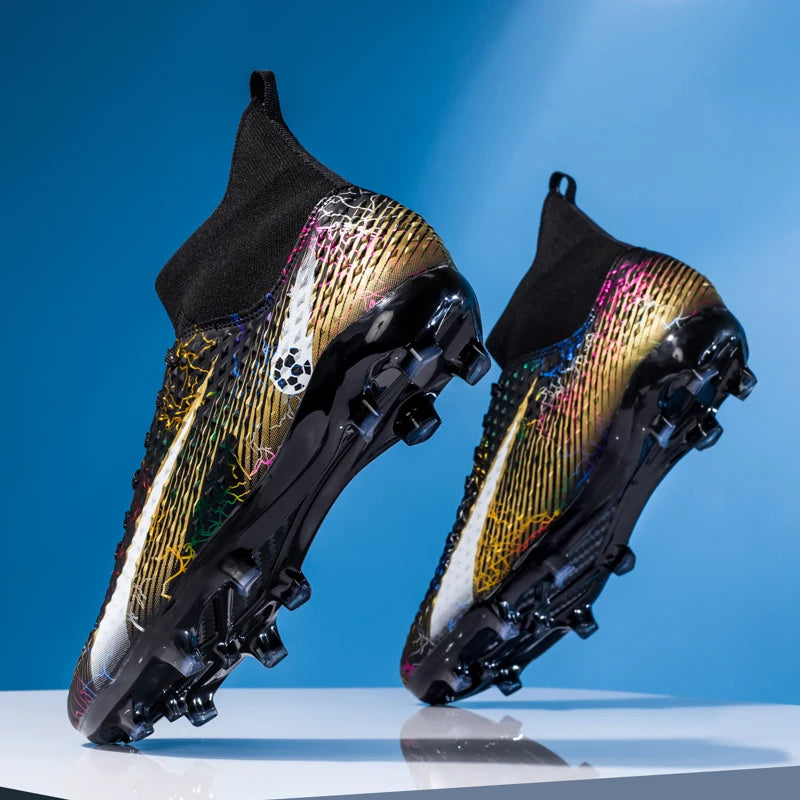 Chaussures de football pour hommes, chaussures de foot pour enfants, crampons de football professionnels pour femmes, chaussures antidérapantes TF/FG, chaussures de sport d'extérieur pour le football