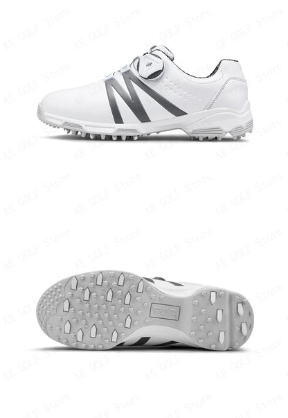 PGM Boys Girls Golf Shoes Lightweight Soft and Breathable Waterproof Anti-Slip Universal Outdoor Sports Shoes XZ127