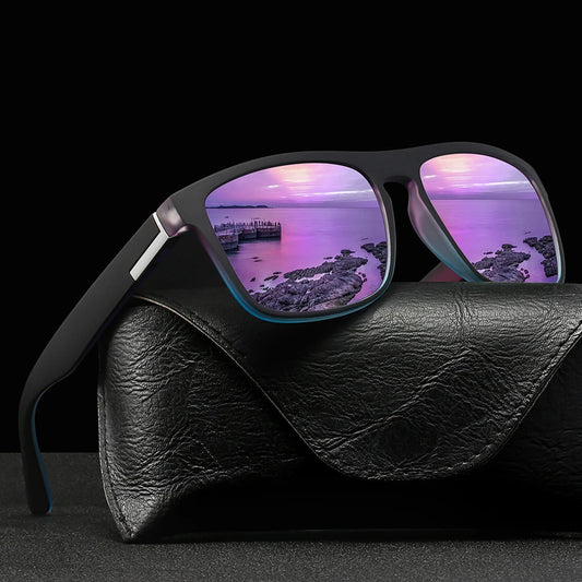 Classic Vintage Fashion Square Sunglasses Fashion Luxury Brand Men Women Fishing Driving Eyewear Designer Sun Glasses
