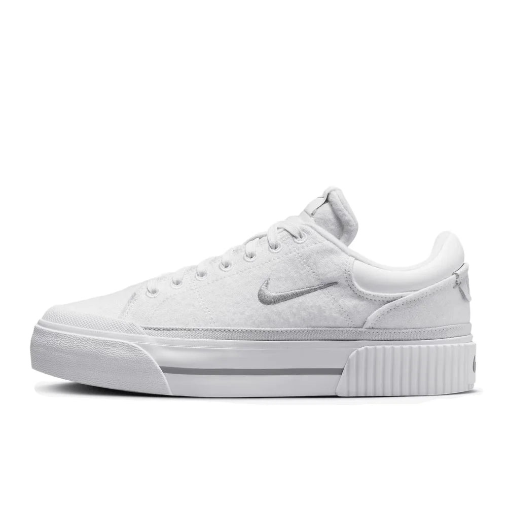Nike Court Legacy Lift – höjdhöjande suldesign, bekväm halksäker dämpning, slitstarka sportskor FZ2606-100