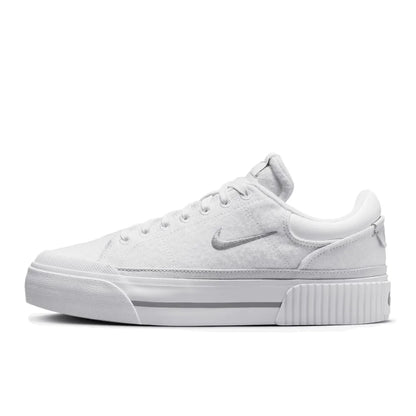 Nike Court Legacy Lift – höjdhöjande suldesign, bekväm halksäker dämpning, slitstarka sportskor FZ2606-100