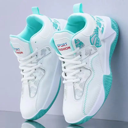 Sales Basketball Shoes Men High-top Sports Outdoor Cushioning Hombre Athletic Male Shoes Comfortable White Sneakers zapatillas
