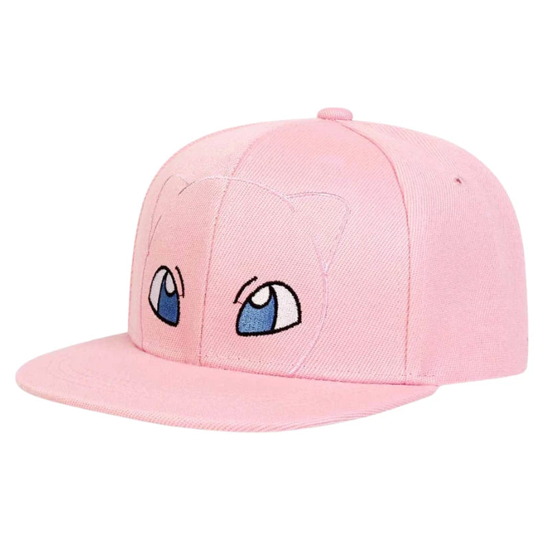 New Pokemon Squirtle Pikachu Bulbasaur Charmander‌ Embroidery Baseball Cap Cute Anime Snorlax Mew Anime Adjustable Sun Hat Gifts