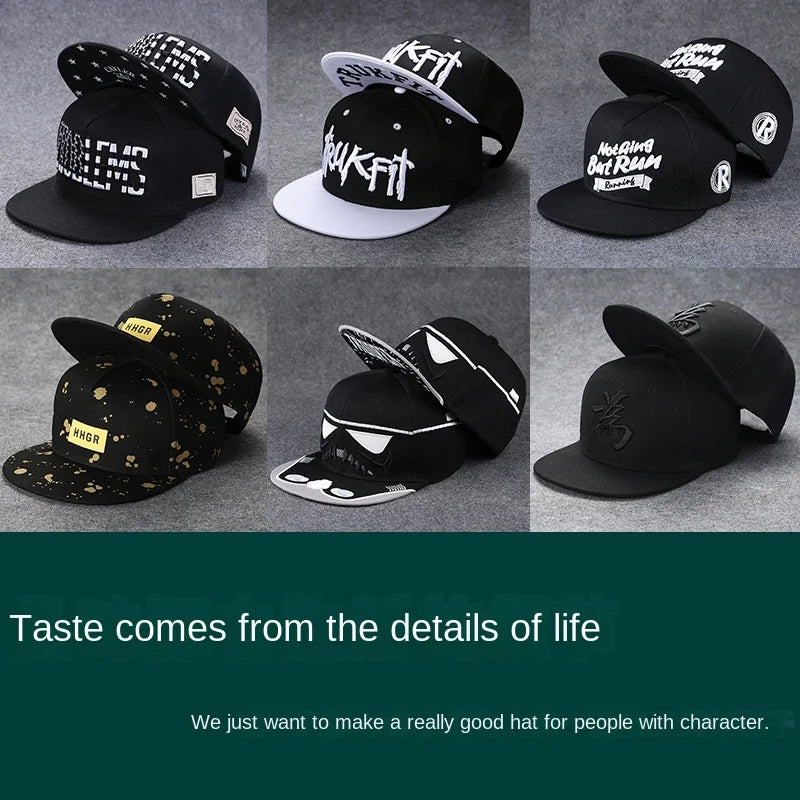 Boné de basebol unissexo com letras bordadas, estilo verão, marca tendência, ajuste traseiro, chapéu hip hop outdoor ajustável para homem e mulher, casual