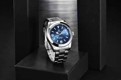 BENYAR 2025 Neue automatische mechanische Herrenuhr, Business-Sport-Luxus-Herrenuhr, 50M wasserdichte Uhr, Relogios Masculino