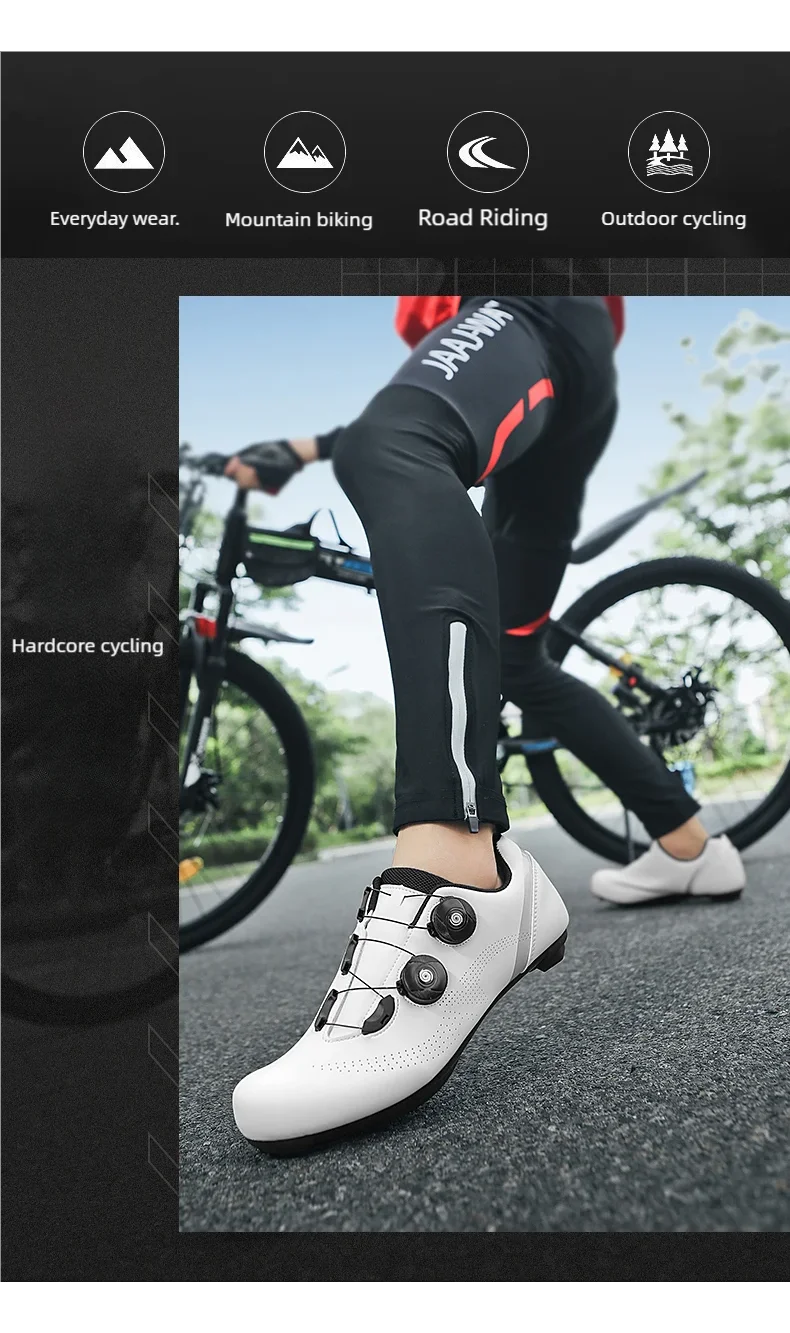 Chaussures de cyclisme Chaussures VTT pour homme Chaussures de course VTT Chaussures de vélo tout-terrain Chaussures de pédalage VTT Compétition de VTT