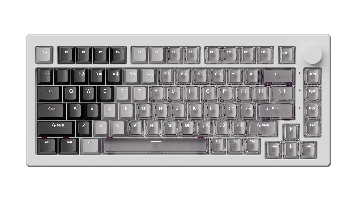 Akko 5075 V3 HE Magnetische Tastatur 75% Custom Mechanische Gaming-Tastatur Rapid Trigger 0.005mm 8K Polling-Rate ARGB