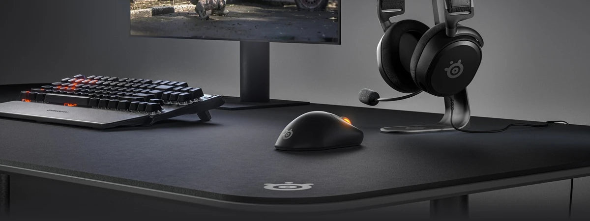 SteelSeries Prime Wired Esports Gaming Mouse 18000 DPI TrueMove Pro Optical Sensor, Magnetic Optical Switches, Ultra-Lightweight RGB Gaming Mouse