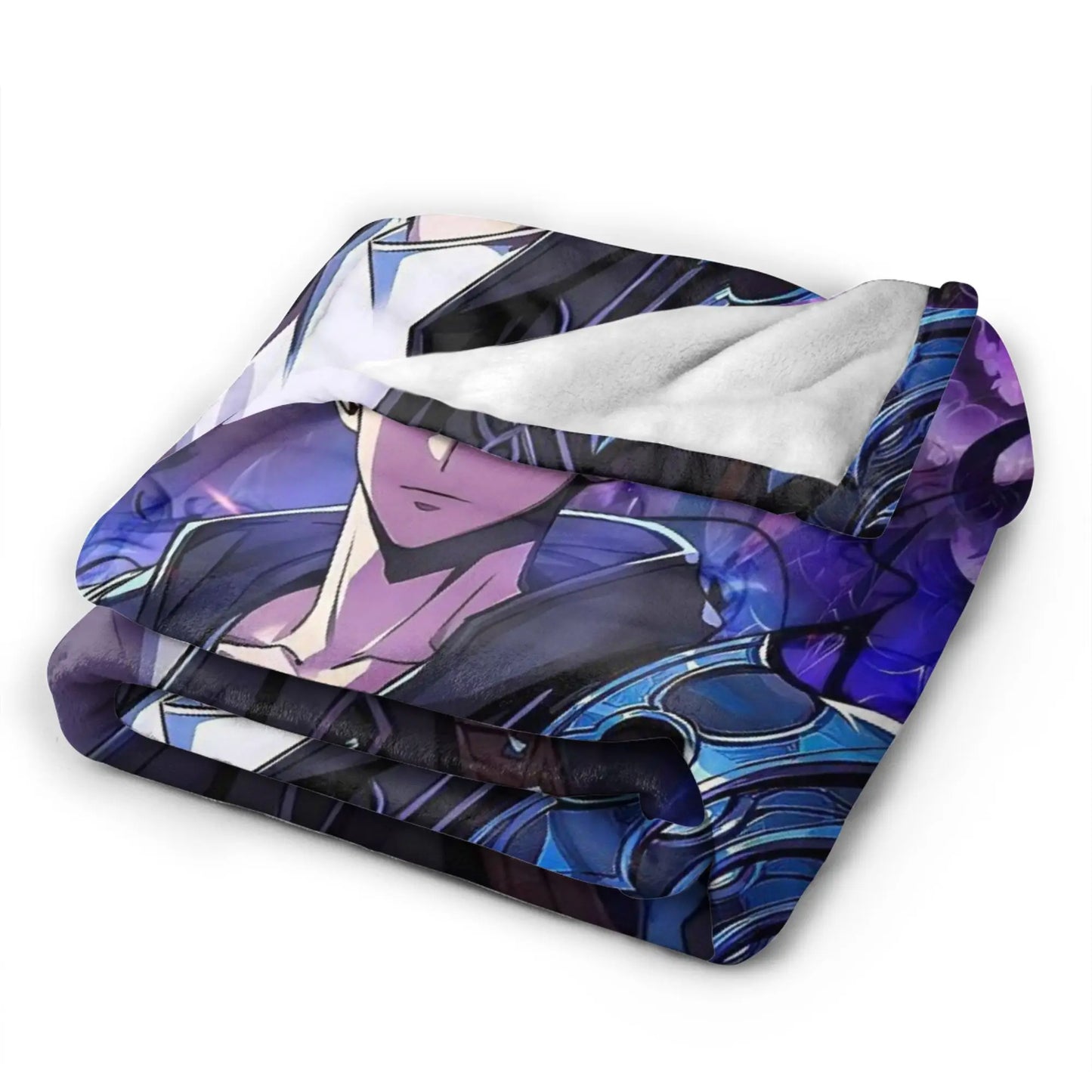 Solos Levelings Vintage Anime Plush Blankets  Awesome Throw Blanket for Home 125*100cm Bedspread,