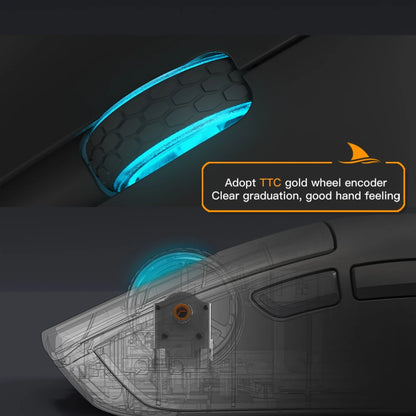 Darmoshark M3Pro gamingmus 2.4G BT trådlös tri-mode PAW3395-sensor N52840 26000DPI för stora händer makrodrivrutin mus för gaming