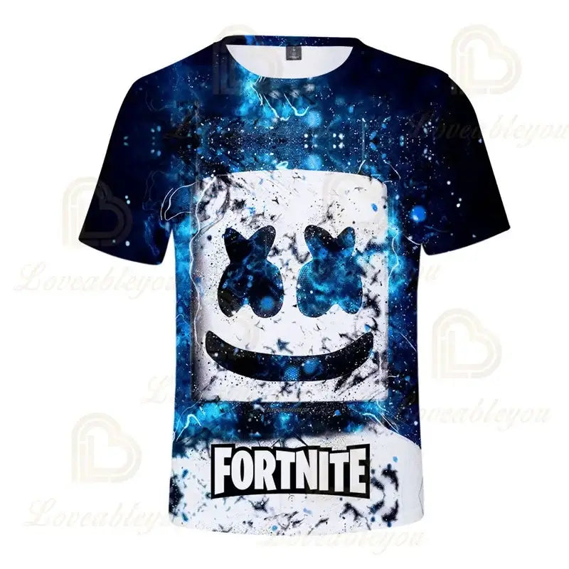 Fortnite Men and Women Victory Children's Wear Battle Royale 3d Swearshirt Boys Girls Clothes Tops Kids T-shirt Hero Teen Tops