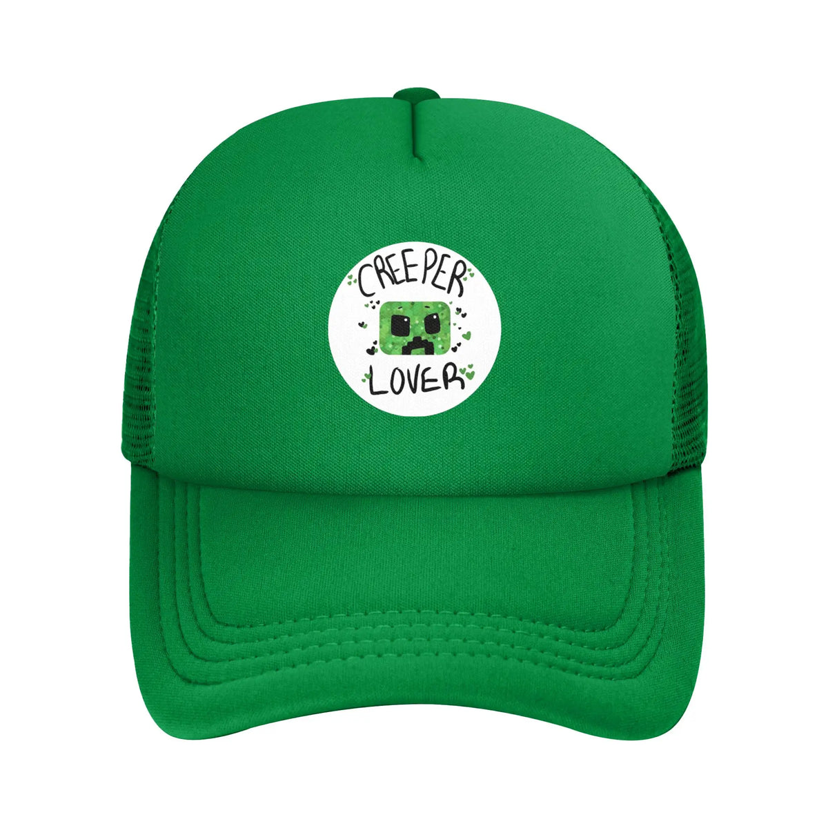 krępy poszukiwacz przygód odkrywa potwora Creepersa za sobą Czapka z daszkiem Czapki przeciwsłoneczne Czapki z regulowanym zapięciem typu snapback Czapka baseballowa z siateczką