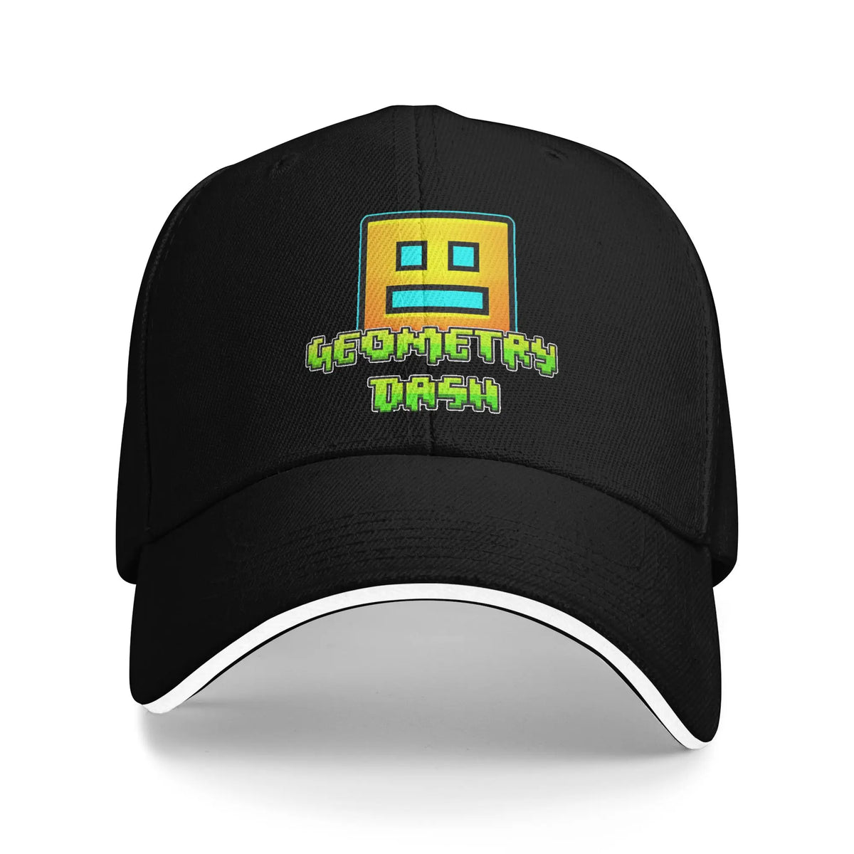 Geometry Gaming Cube Dash Czapki z daszkiem Hip Hop Extreme Demon Czapka typu sandwich Styl unisex Regulowana czapka typu „dad hat” Bieganie Golf
