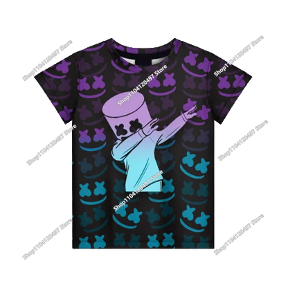 Summer Fashion Fortnite Mascot 3D Print Kids T Shirt Casual T-shirt Boys Girls Unisex Children's Clothing Tshirt Tops