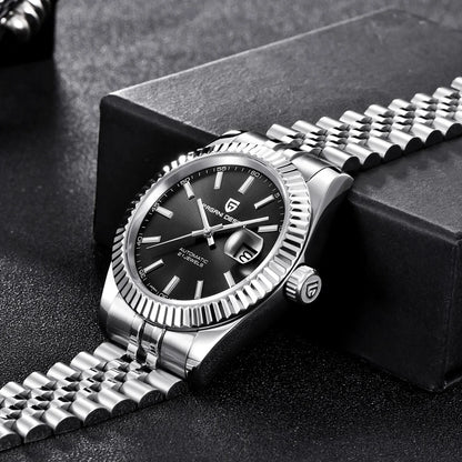 Orologi PAGANI DESIGN 2026 nuovi, meccanici di lusso oro e argento da uomo, in acciaio inossidabile, vetro zaffiro, automatici