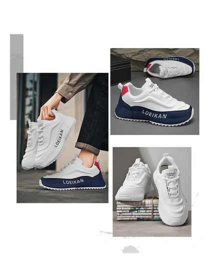 Men's Walking Running Shoes Men Casual Lightweight Tennis Shoes Sports Sneakers Breathable New Fashion Sneakers Plus Size 47