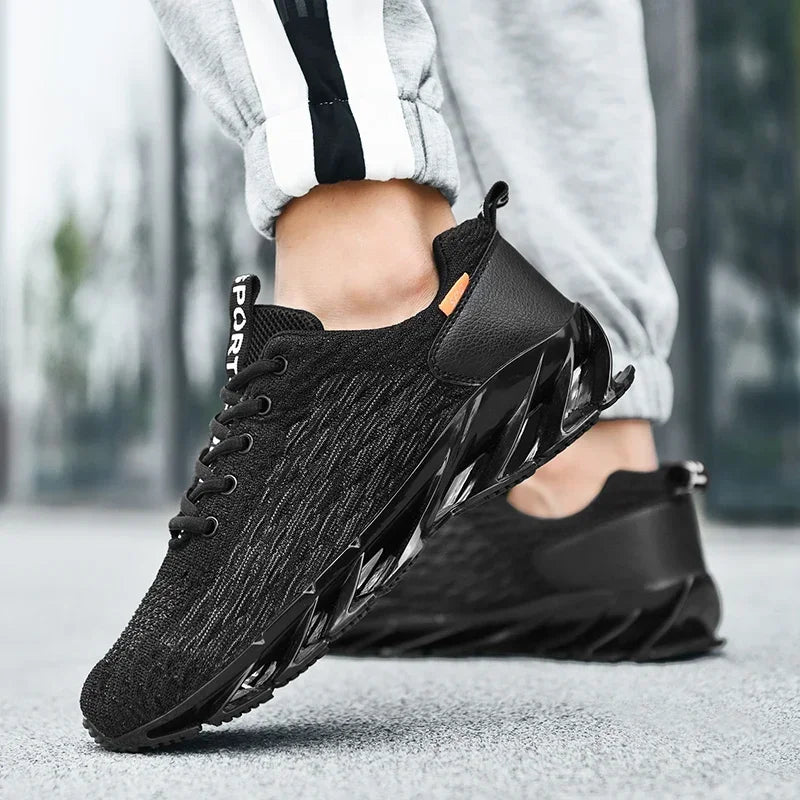 Chaussures de course pour homme à la mode, baskets de marche confortables pour homme, chaussures décontractées respirantes, chaussures de sport antidérapantes, baskets pour homme