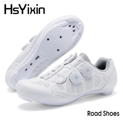 Atmungsaktive MTB-Fahrradschuhe für Damen und Herren – Offroad-Mountainbike-Fahrradschuhe mit selbstsichernden Speed-Mountainbike-Pedalschuhen