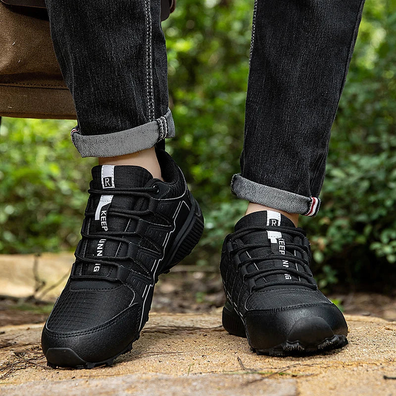 Lockless-Fahrradschuhe für Herren, Outdoor-Wander- und Cross-Country-Schuhe mit rutschfester Sohle, atmungsaktive Sportschuhe, Rennradschuhe