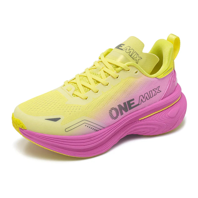 ONEMIX Bumper Max Jogging Running Shoes Unisex Lightweight Sneakers Road Wear-Resistant Fashion Sports Fitness Shoes